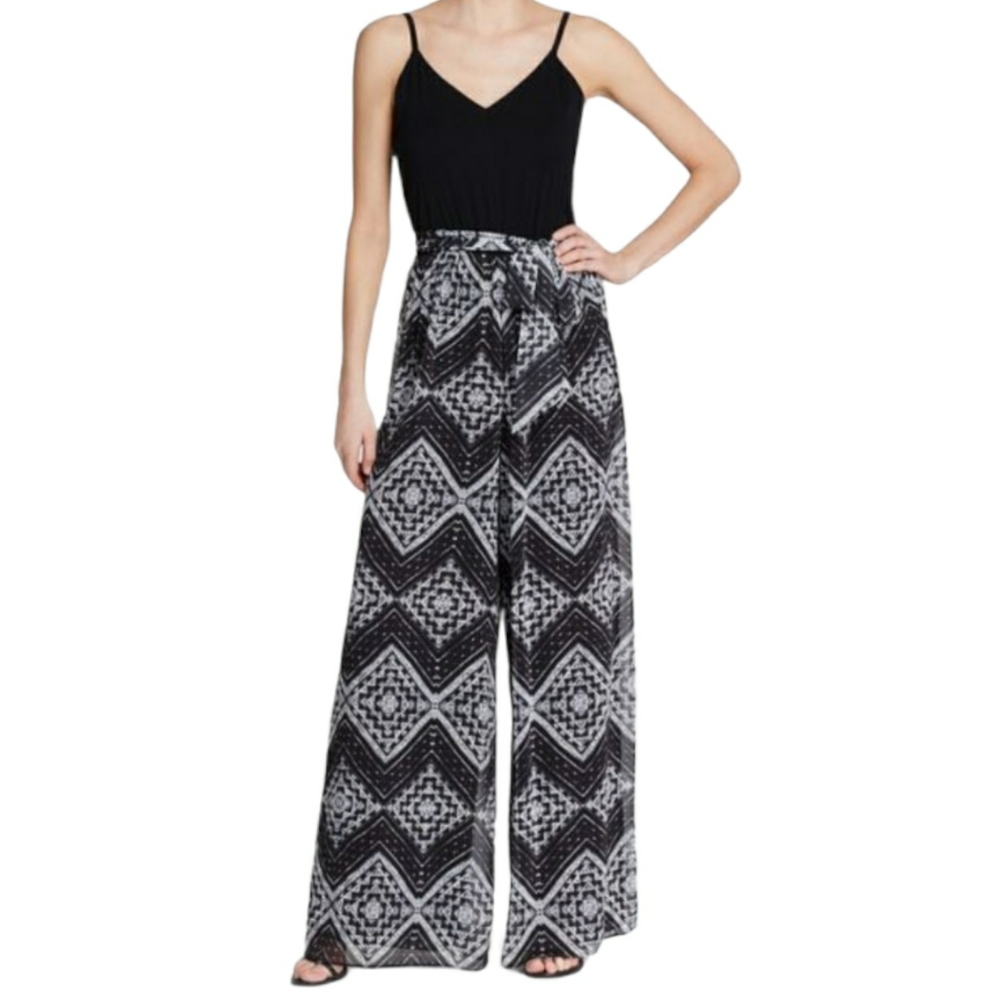 Alice and Olivia Samson wide leg jumpsuit size 12